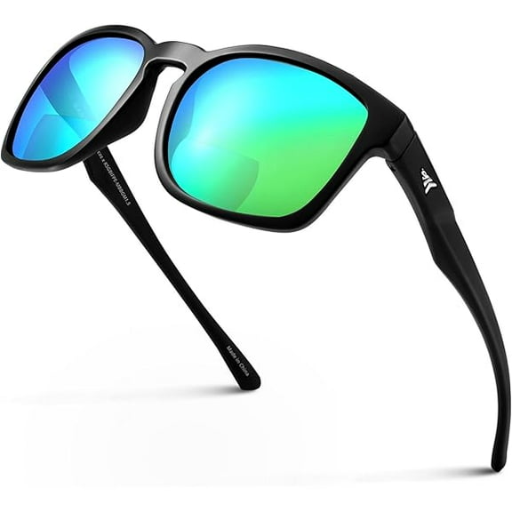 Pecos Bifocal Polarized Sunglasses, Bi-Focal x1.5 x2.0 x2.5 Magnifications, Sport Reader Sunglasses, UV Protection