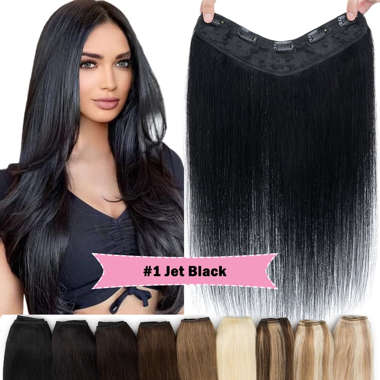 Benehair New V-Shaped Clip In Hair Extensions One Piece 100  display picture 1