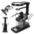 thumbnail image 4 of Desktop Magnifying Glass, Comfortable Functional Plastic LED Hands Free Magnifier High Definition  For Industrial Application For Engineer Black,White, 4 of 8