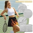 thumbnail image 7 of Uorisango Yellow Flame Golf Skorts with Pockets Casual Versatile Tennis Golf Skirts for Women with Shorts Underneath Stretchy Outing Wear for Workout Sports, 7 of 7
