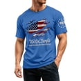 thumbnail image 7 of Men's Patriotic Graphic T-Shirts 250th Anniversary Flag Print 1776-2026 4th of July Casual Breathable Fit Short Sleeve Tees , Royal Blue, XXL, 7 of 7