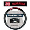 NCAA Nebraska Cornhuskers Poly-Suede Steering Wheel Cover Auto Accessories 15 x 15in