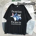 thumbnail image 5 of Linda camiseta de algodón de Disney Stitch para niños, camiseta de verano de manga corta con dibujos animados, camiseta para niños, camiseta de algodón blanca para niños y niñas, 5 of 5