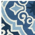 thumbnail image 4 of SAFAVIEH Four Seasons Cuthbert Geometric Runner Rug, Navy/Blue, 2'3" x 8', 4 of 6