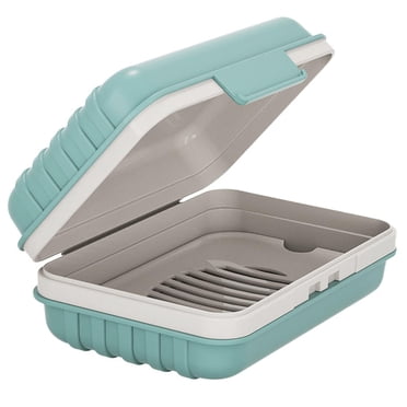 Travel Soap Holder with Lid - Draining Soap Box for Shower -Compact Travel Soap Case Leak-Proof Design for Camping, Hiking, Gym & Outdoor Use | Keeps Soap Dry & Hygienic