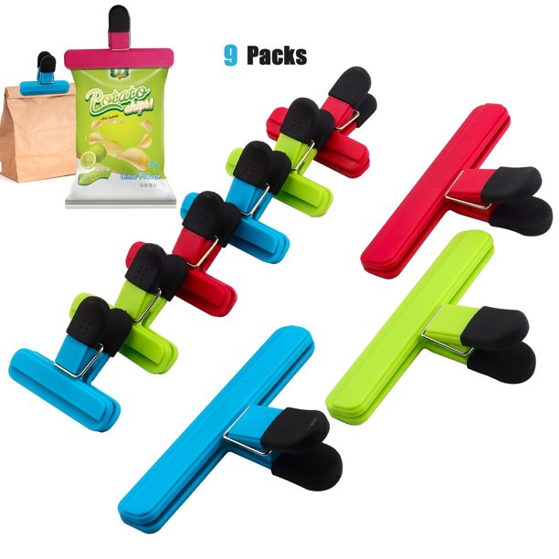 Chip Bag Clips,Casewin Large Food Clips, Sealing Clips Heavy Duty Bag