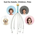 thumbnail image 5 of 3pcs Scalp Massager, TSV Handheld Head Massage Tingler, Head Scalp Scratcher for Deep Relaxation, Random Colors, 5 of 8