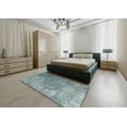 thumbnail image 4 of Ahgly Company Indoor Rectangle Traditional Grayish Turquoise Green Persian Area Rugs, 4' x 6', 4 of 6