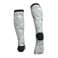 thumbnail image 2 of Bixox Goose and Doodle Flowers Print Compression Socks,Compression Socks Women & Men Circulation for Medical,Running,Athletic, 2 of 7