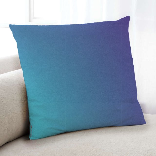 Ahgly Company Color Focus Color Gradient Indoor Throw Pillow, 18 inch by 18 inch