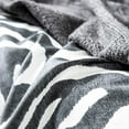 thumbnail image 4 of Zebra Pattern Bedding Duvet Cover Set - Black Striped Ethnic 100% Natural Cotton with 3 Pieces Ultra Soft Breathable Comforter Cover Extremely Durable and Fade Resistant, 4 of 7