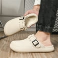 thumbnail image 2 of FREISTERN Unisex Lined Clogs Thick Sole Slides Slippers Non-Slip Pillow Slippers, 2 of 7
