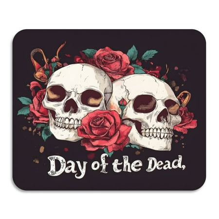 

ALAZA Dish Drying Mat for Kitchen Skulls and Roses Counter Absorbent Draining Pad 23.6 x19.7