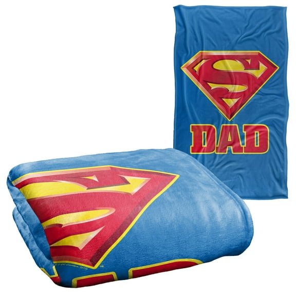 Superman Super Dad Silky Touch Super Soft Throw Blanket 36" x 58"