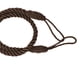 thumbnail image 2 of 2 alzapaños de cortina de cuerda con borlas gruesas y retorcidas para decoración de sala de estar y dormitorio marrón, 2 of 6