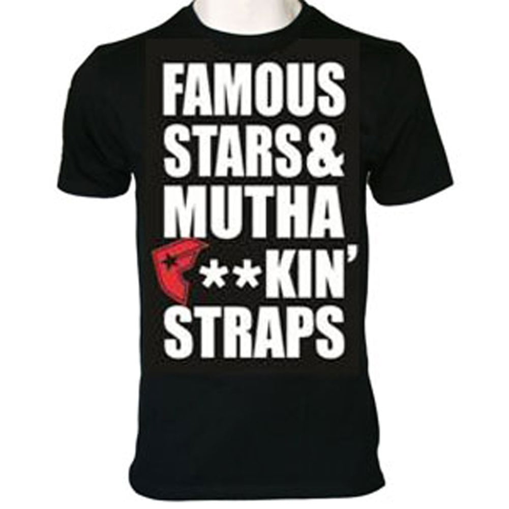 Famous Stars & Straps F'in Straps Black TShirt XLarge