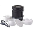 thumbnail image 1 of Extra Large Insulated Food Jug Flask Jar Wide Mouth Thermos 2.4 Liter 81OZ hot or cold w/Spoon-Fork-Strap, 1 of 1