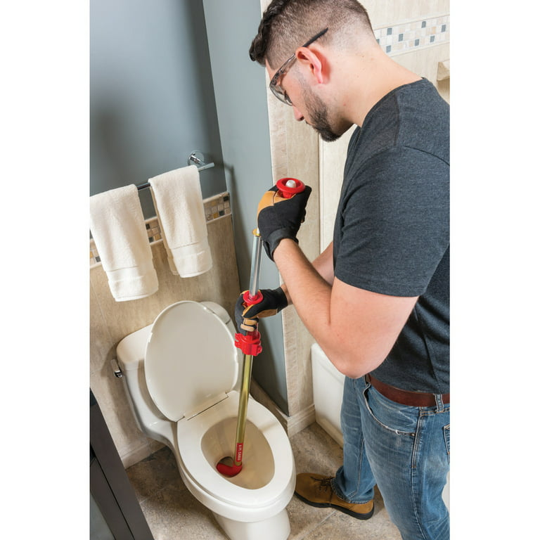 How to use a toilet auger to unclog a toilet