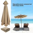 thumbnail image 2 of Best Seller Replacement Fabric Garden Parasol Canopy Cover For 3m 6/8 Arm Patio Sun Umbrella 50% Offer-yzy, 2 of 5
