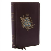 KJV, Deluxe Reference Bible, Personal Size Giant Print, Imitation Leather, Burgundy, Red Letter Edition (Large Print) (Hardcover)