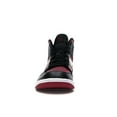thumbnail image 3 of Jordan Men's 1 Mid Bred Toe Shoes, from StockX, 3 of 5
