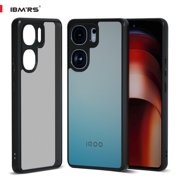 IBMRS For IQOO Neo9/9s/9 Pro Case, Shockproof Clear Phone Cover (Camo Black)