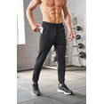 thumbnail image 2 of sogami Men's Joggers with Zipper Pockets Elastic Waist Sweatpants Athletic Pants for Jogging,Running, 2 of 8