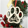 thumbnail image 4 of Bolas de Navidad personalizadas para mascotas, colgantes de Navidad personalizados para mascotas, regalos de Navidad para perros y gatos, decoración para árboles de Navidad, 4 of 5