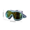 thumbnail image 3 of Ovzne Adult Waterproof Swimming Goggles - Large Frame With Anti-Fog Pc Lenses, Silicone Comfort Fit For Training Water Activities, 3 of 6