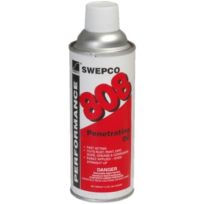 SWEPCO Penetrating Oil 12 Ounce Spray Can Works To Loosen Frozen Nuts And Bolts And Dissolves