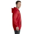 thumbnail image 3 of Hanes - Ultimate Cotton Full-Zip Hooded Sweatshirt - F280, Deep Red, M, 3 of 3