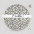 thumbnail image 3 of AK Trading 60 Inch Round Floral Lace Crochet Tablecloth Overlay Ivory, 3 of 17