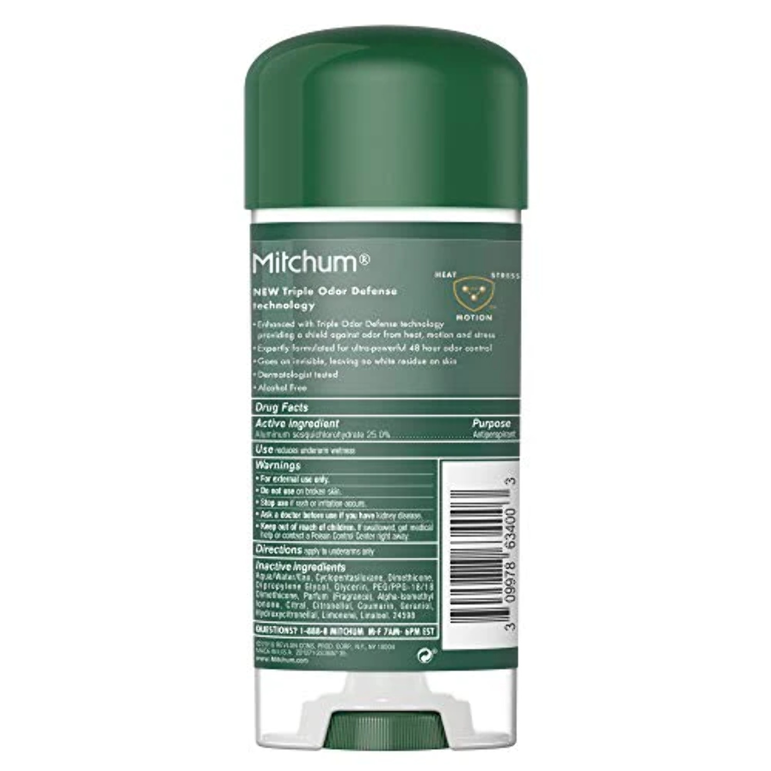 Mitchum Power Gel Antiperspirant & Deodorant, Mountain Air by Mitchum for Men - 3.4 oz Deodorant Stick - image 5 of 5