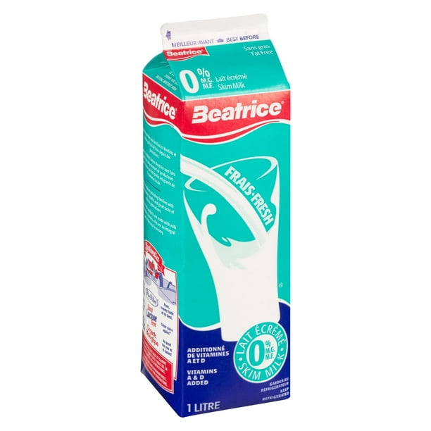 Beatrice Milk Skim 1L, Bea Milk Skim 1L 