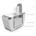 thumbnail image 5 of Calentador de toallitas PureBaby™ con pantalla digital: dispensador de fácil alimentación con 3 configuraciones de calor, pantalla LCD, capacidad para 80 toallitas, calentado con vapor natural para co, 5 of 5