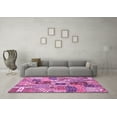 thumbnail image 3 of Ahgly Company Indoor Square Southwestern Pink Country Area Rugs, 6' Square, 3 of 4