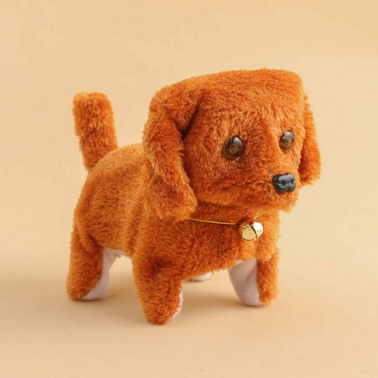 Cute Walking Barking Toy Funny Electric Short Floss Electric