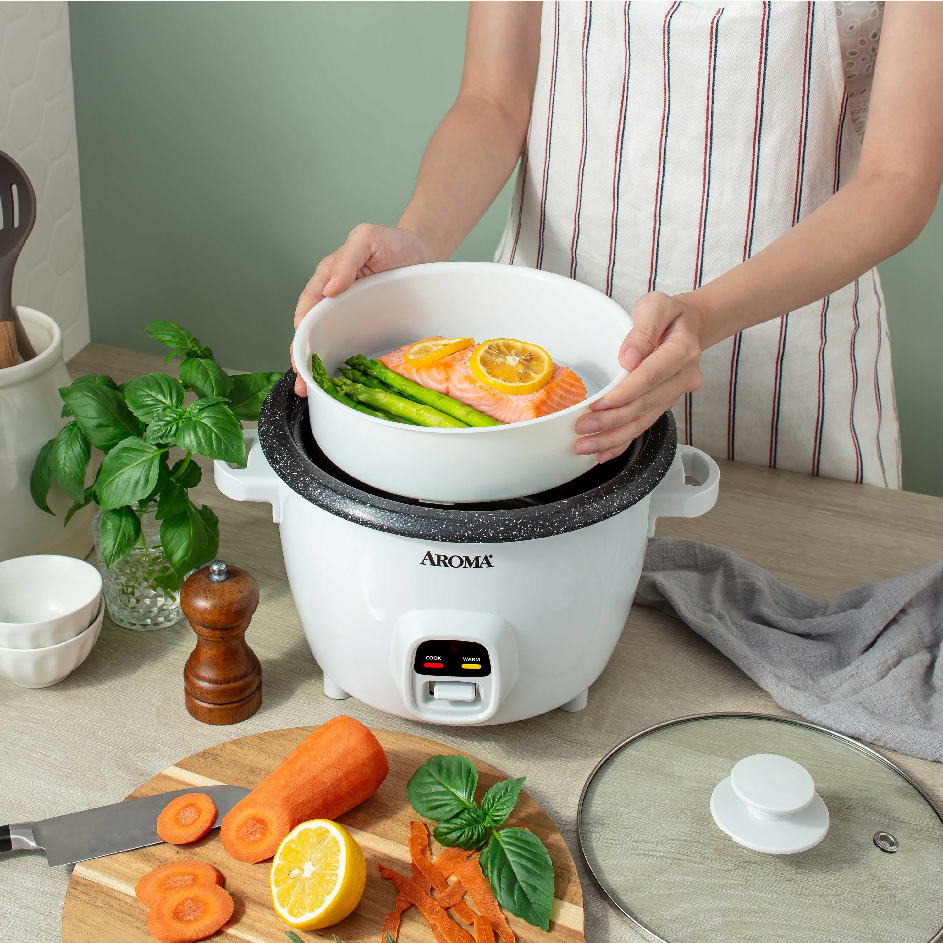 Aroma Professional Rice Cooker/Rice/Steamer 20-Cup (Cooked