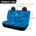 thumbnail image 4 of Psesaysky Blue Butterfly Full Wrap Car Seat Cover for Car Interior Automotive, Comfortable Rear Bench Seat Covers Stretch Car Back Seat Cover Protectors, 4 of 4
