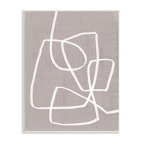 Stupell Industries Minimalist Abstract Line Scribble Modern Boho Composition, 10 x 15,Design by June Erica Vess