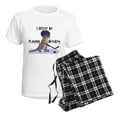 thumbnail image 4 of CafePress - I Otter Be Playing Hockey Women's Light Pajamas - Women's Short Sleeve Print T-Shirt and Pants Light Cotton Pajama Set, 4 of 7