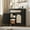Black, variant on TROPOW Rattan Sideboard Buffet Cabinets with Storage, Farmhouse Kitchen Accent Storage Cabinet with Drawer, Boho Wooden Coffee Bar Cabinet for Dining Room, Living Room, Hallway