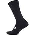 thumbnail image 3 of Under Armour Adult Tactical HeatGear Boot Socks, 1-Pair , Black/White , Shoe Size: Mens 4-8, Womens 6-9, 3 of 3