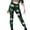 Black, variant on APEXFWDT St. Patrick's Day Women's Irish Green Shamrock Leggings High Waisted Buttery Soft Printed Tights