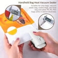 thumbnail image 3 of TFixol Portable Mini Handheld Bag Heat Vacuum Sealer with Cutter for Plastic Food Storage Bags, 3 of 6
