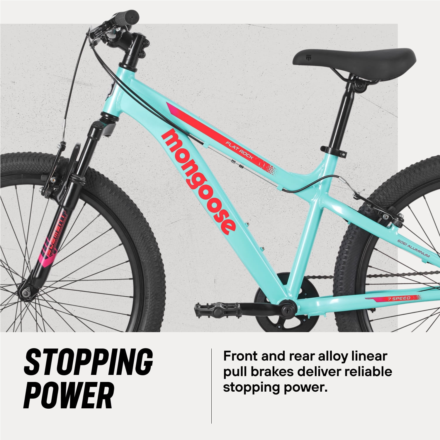 Mongoose Flatrock Mountain Bike, 26 Inch Wheels, Ages 14+, Mint