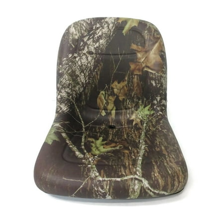 Seat Pivot - New Camo HIGH BACK SEAT w/ Pivot Rod Bracket for John Deere LX172 LX173 LX176 by The ROP Shop