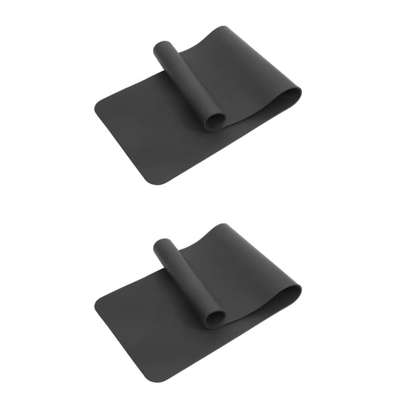 HOMEMAXS 2-Pack Treadmill Floor Mat for Hardwood, Rubber Gym Treadmill Pad, Noise Reduction and Floor Accessory