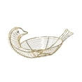 thumbnail image 3 of Cesta de almacenamiento de huevos de gallina de alambre de Metal, soporte para huevos de gallina, encimera para almacenar huevos, cesta de frutas para Oro, 3 of 9