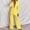 Yellow, variant on Women Suit Women's Long Sleeve Solid Suit Pants Casual Elegant Business Suit Sets Two-piece Suit
